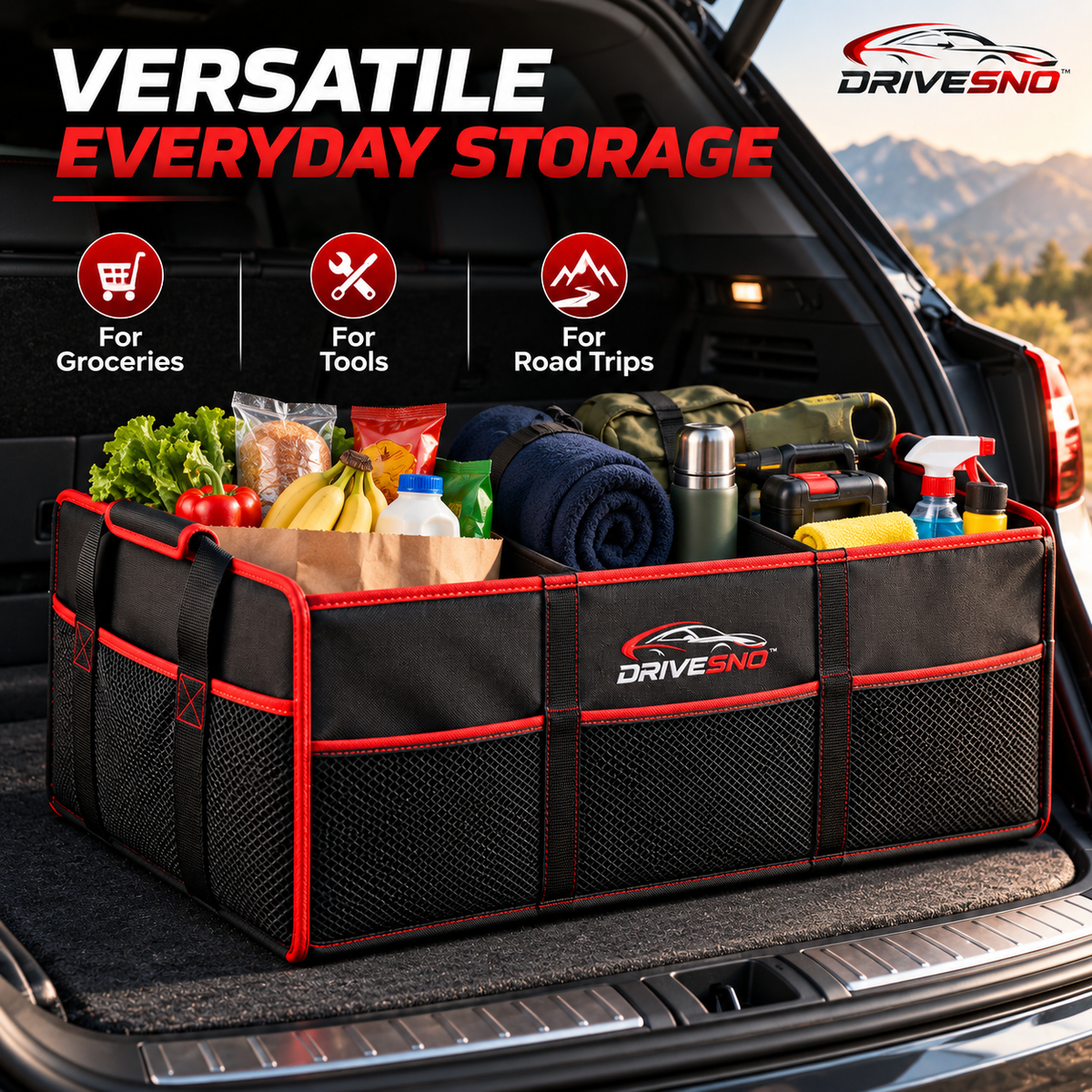 DRIVESNO™ Trunk Organizer