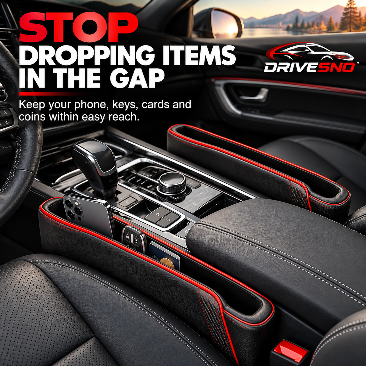 DRIVESNO™ Seat Gap Filler