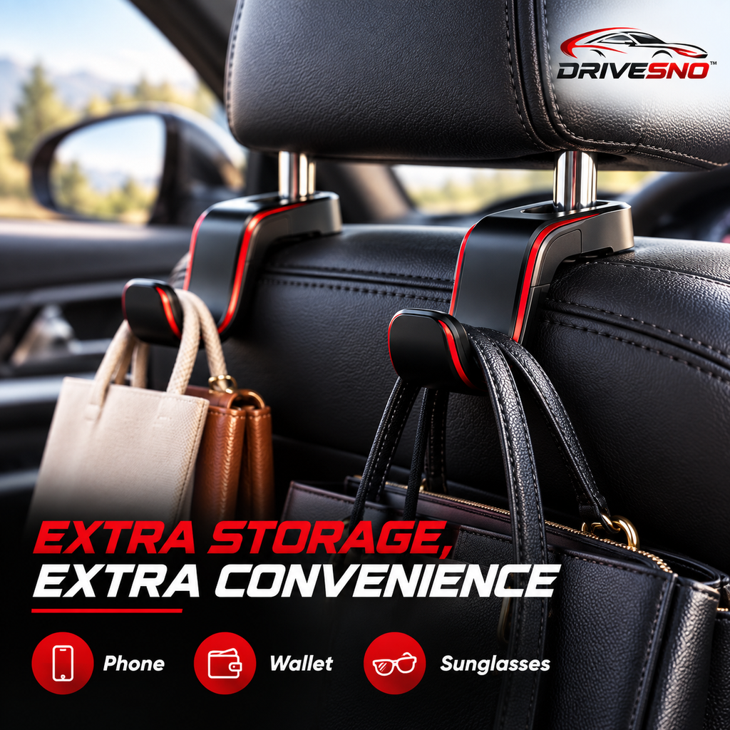 DRIVESNO™ Headrest Hook