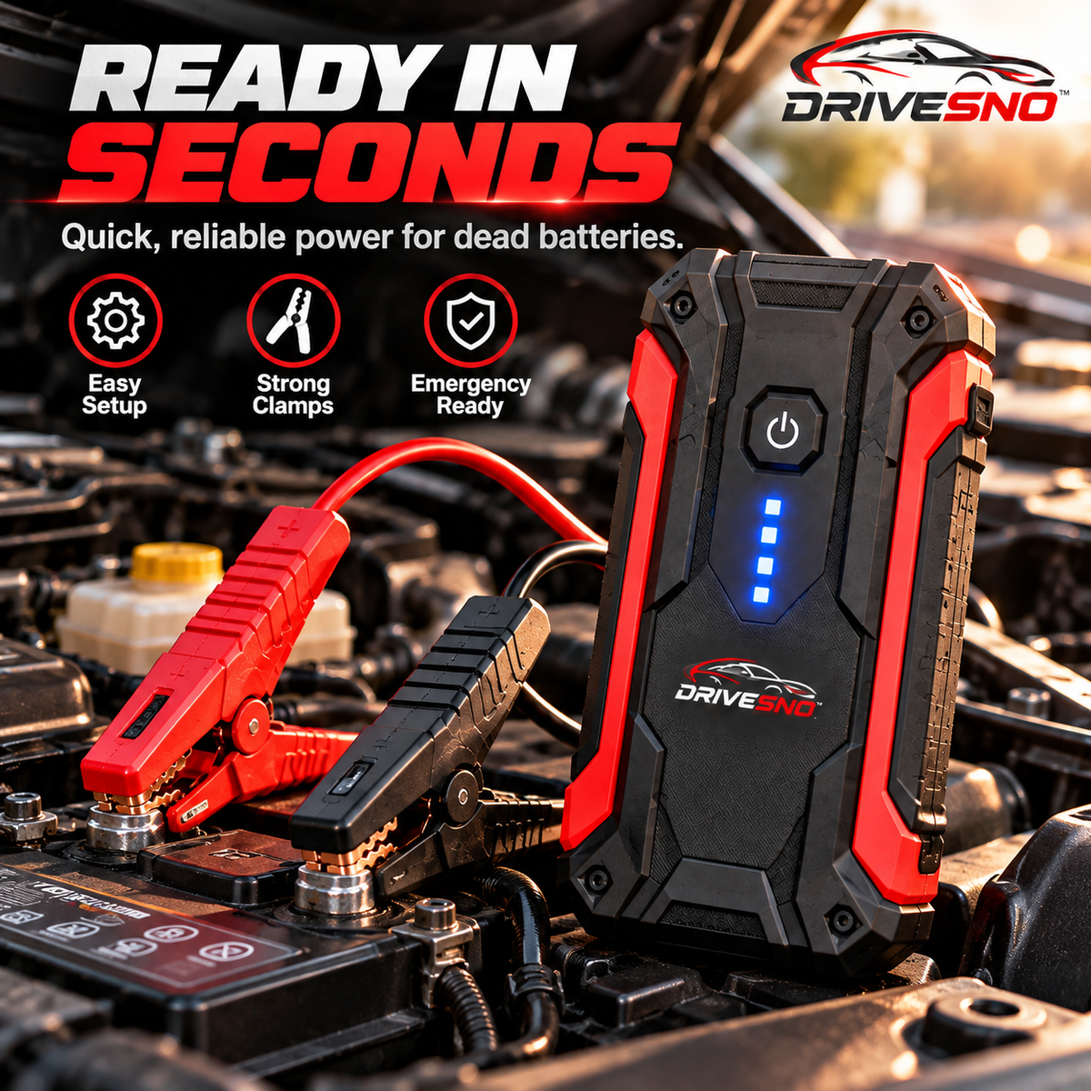 DRIVESNO™ Jump Starter