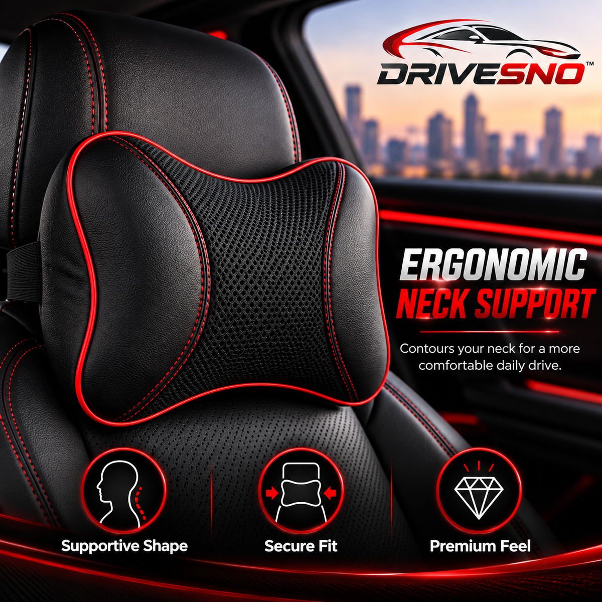 DRIVESNO™ Neck Rest Pillow
