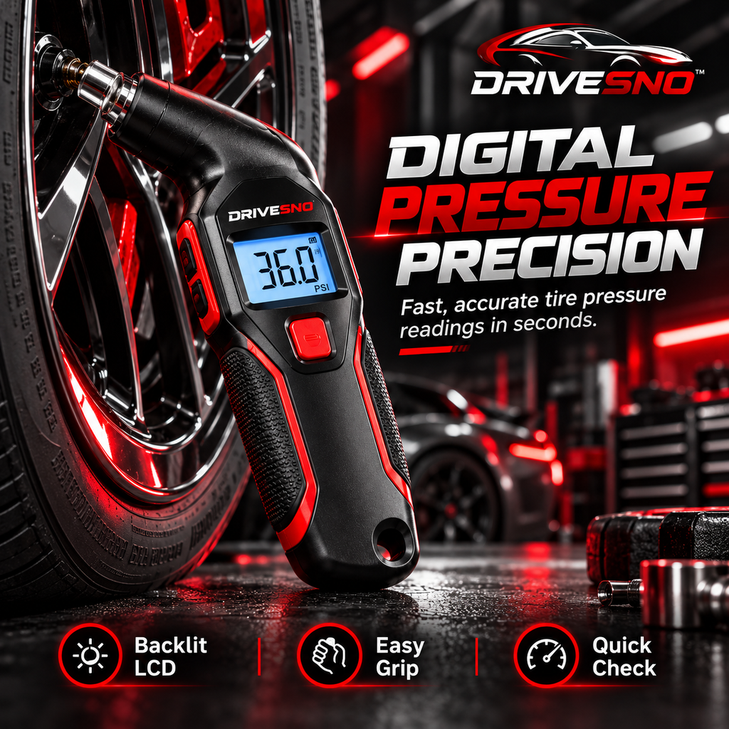 DRIVESNO™ Tire Gauge