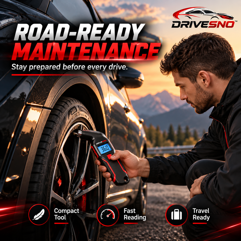DRIVESNO™ Tire Gauge